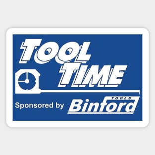 Binford Tools Tool Time Logo Design Sticker